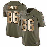 Nike Dolphins 86 Mike Gesicki Olive Gold Salute To Service Limited Jersey Dzhi,baseball caps,new era cap wholesale,wholesale hats